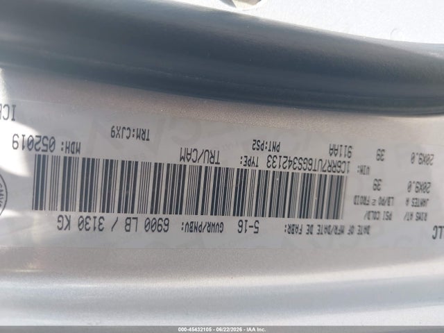 Aukcja sprzedaży 2016 Ram 1500 Sport, vin: 1C6RR7UT6GS342133, numer aukcji: 45432105