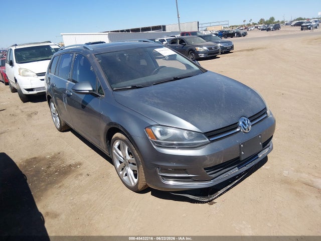 Auction sale of the 2015 Volkswagen Golf Sportwagen Tdi Sel 4-door, vin: 3VWCA7AU4FM501187, lot number: 45432216