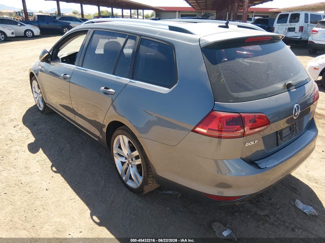 45432216 :رقم المزاد ، 3VWCA7AU4FM501187 vin ، 2015 Volkswagen Golf Sportwagen Tdi Sel 4-door مزاد بيع