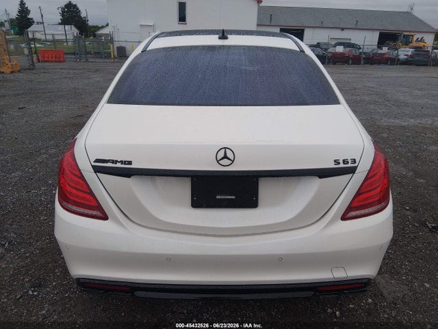 Aukcja sprzedaży 2017 Mercedes-benz Amg S 63 4matic, vin: WDDUG7JB3HA325792, numer aukcji: 45432526