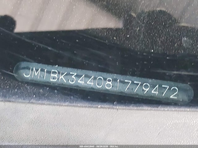 2008 Mazda Mazda3 S Touring მანქანა იყიდება აუქციონზე, vin: JM1BK344081779472, აუქციონის ნომერი: 45432645