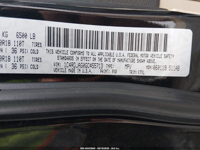Dodge Durango Sxt 2016 1C4RDJAG0GC455713 Image 9