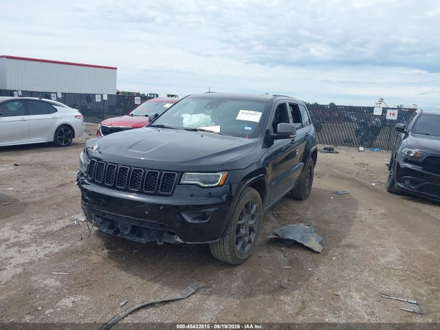 45432815 :رقم المزاد ، 1C4RJEBG2MC717600 vin ، 2021 Jeep Grand Cherokee 80th Anniversary 4x2 مزاد بيع