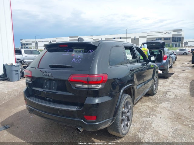 45432815 :رقم المزاد ، 1C4RJEBG2MC717600 vin ، 2021 Jeep Grand Cherokee 80th Anniversary 4x2 مزاد بيع