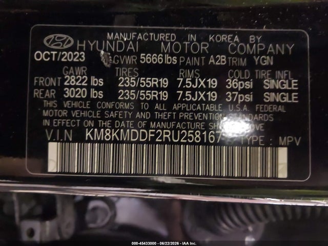 Hyundai IONIQ 5 SE 2024 KM8KMDDF2RU258167 Image 9