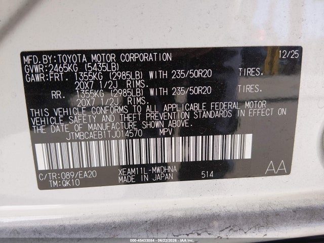 Toyota Bz Limited 2026 JTMBCAEB1TJ014570 Image 9