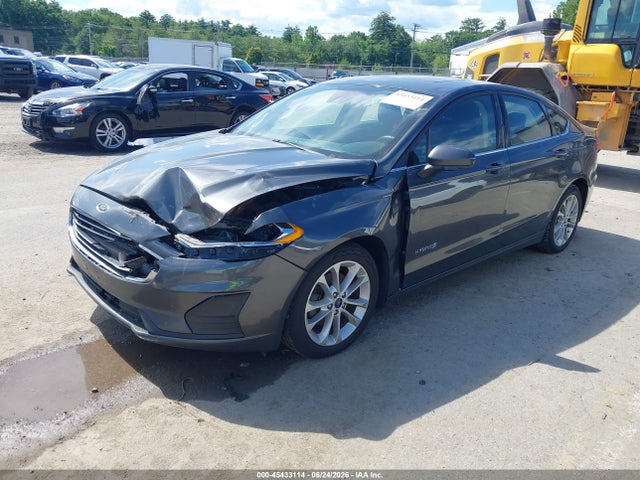 2019 Ford Fusion Hybrid Se მანქანა იყიდება აუქციონზე, vin: 3FA6P0LU7KR156954, აუქციონის ნომერი: 45433114