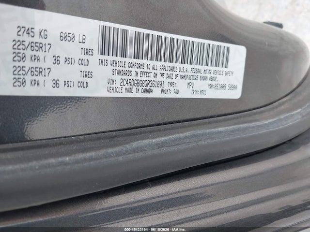 Dodge Grand Caravan Se Plus 2016 2C4RDGBG8GR361801 Image 9
