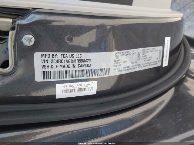 Chrysler Voyager L 2021 2C4RC1AGXMR558420 Image 9