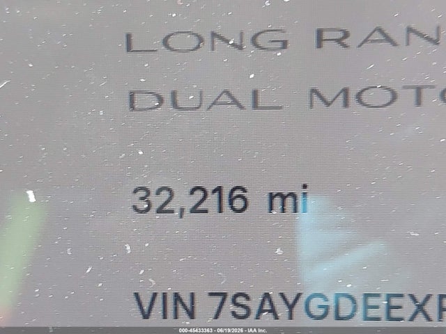 45433363 :رقم المزاد ، 7SAYGDEEXPA098203 vin ، 2023 Tesla Model Y Awd/long Range Dual Motor All-wheel Drive مزاد بيع