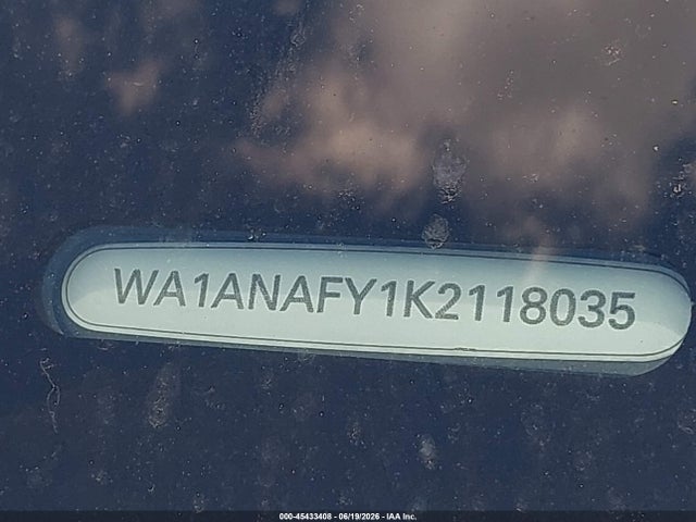 45433408 :رقم المزاد ، WA1ANAFY1K2118035 vin ، 2019 Audi Q5 45 Premium مزاد بيع