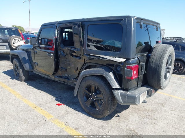 45433612 :رقم المزاد ، 1C4HJXDG4MW664529 vin ، 2021 Jeep Wrangler Unlimited Sport Altitude 4x4 مزاد بيع