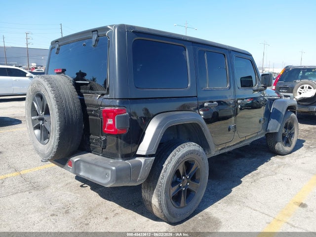 45433612 :رقم المزاد ، 1C4HJXDG4MW664529 vin ، 2021 Jeep Wrangler Unlimited Sport Altitude 4x4 مزاد بيع