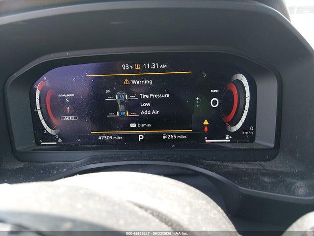 2022 Nissan Rogue Platinum Intelligent Awd მანქანა იყიდება აუქციონზე, vin: JN8BT3DD7NW271595, აუქციონის ნომერი: 45433687