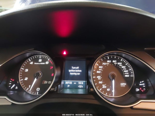 45433710 :رقم المزاد ، WAUCGAFRXDA032018 vin ، 2013 Audi S5 3.0t Premium Plus مزاد بيع