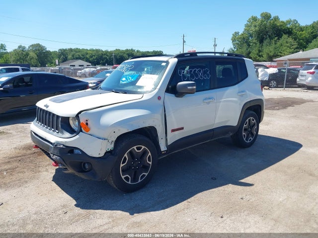 2016 Jeep Renegade Trailhawk მანქანა იყიდება აუქციონზე, vin: ZACCJBCTXGPD10950, აუქციონის ნომერი: 45433863