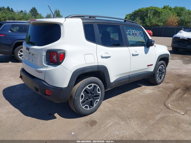 2016 Jeep Renegade Trailhawk მანქანა იყიდება აუქციონზე, vin: ZACCJBCTXGPD10950, აუქციონის ნომერი: 45433863