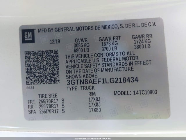 GMC Sierra 1500 2wd Long Box 2020 3GTN8AEF1LG218434 Image 9