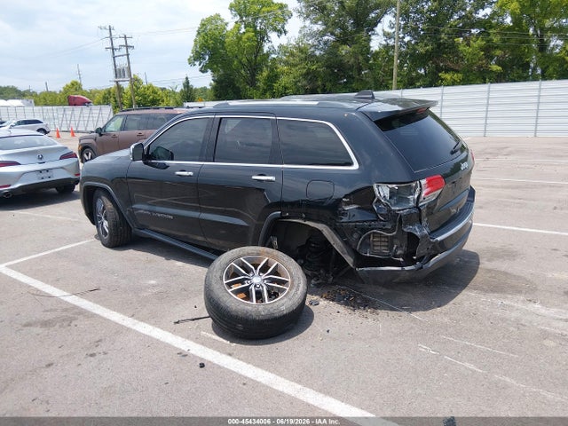 2017 Jeep Grand Cherokee Limited 4x2 მანქანა იყიდება აუქციონზე, vin: 1C4RJEBG6HC743302, აუქციონის ნომერი: 45434006