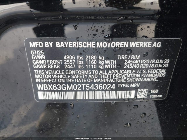 Продаж на аукціоні авто 2026 Bmw X2 Xdrive28i, vin: WBX63GM02T5436024, номер лоту: 45434024