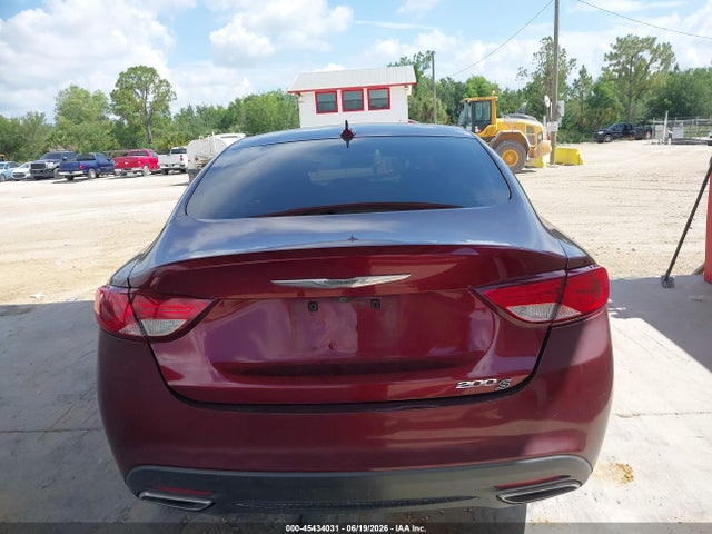 2016 Chrysler 200 S მანქანა იყიდება აუქციონზე, vin: 1C3CCCBG0GN162308, აუქციონის ნომერი: 45434031