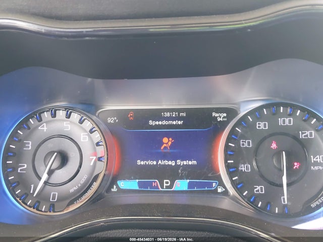2016 Chrysler 200 S მანქანა იყიდება აუქციონზე, vin: 1C3CCCBG0GN162308, აუქციონის ნომერი: 45434031