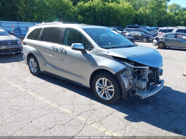 2021 Toyota Sienna Platinum მანქანა იყიდება აუქციონზე, vin: 5TDESKFC5MS009485, აუქციონის ნომერი: 45434058