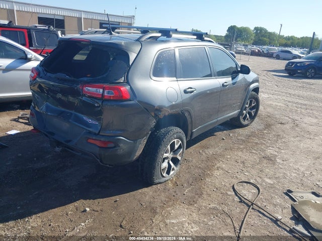 2016 Jeep Cherokee Trailhawk მანქანა იყიდება აუქციონზე, vin: 1C4PJMBS6GW163177, აუქციონის ნომერი: 45434236