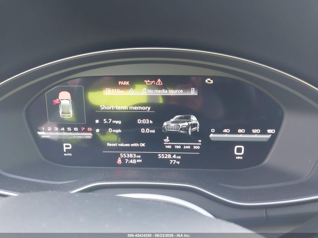 45434250 :رقم المزاد ، WA1EAAFY3P2143328 vin ، 2023 Audi Q5 Premium Plus 45 Tfsi S Line Quattro مزاد بيع