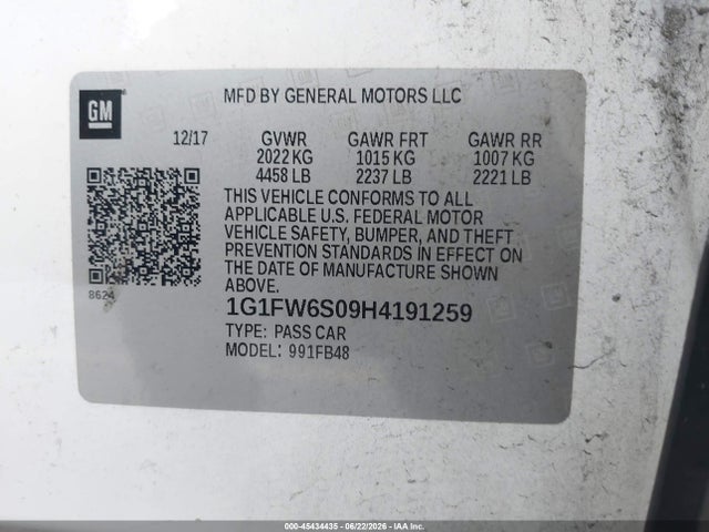 Chevrolet BOLT EV LT 2017 1G1FW6S09H4191259 Image 9