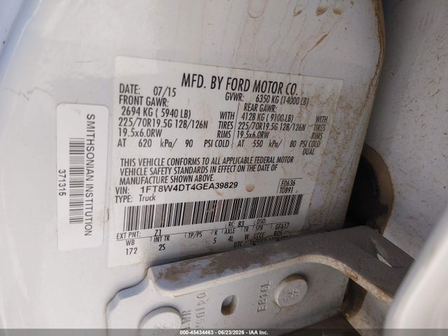 Ford F-450 2016 1FT8W4DT4GEA39829 Image 9
