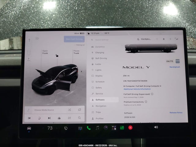 Продажа на аукционе авто 2026 Tesla Model Y Premium Rear-wheel Drive/rear-wheel Drive, vin: 7SAYGDED1TA706496, номер лота: 45434466