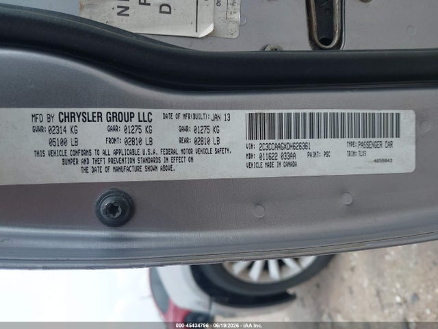 2013 Chrysler 300 Motown მანქანა იყიდება აუქციონზე, vin: 2C3CCAAGXDH626361, აუქციონის ნომერი: 45434796