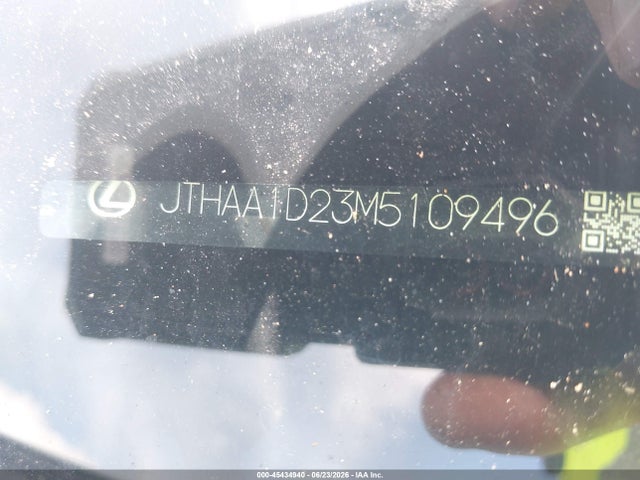 Продаж на аукціоні авто 2021 Lexus Is 300, vin: JTHAA1D23M5109496, номер лоту: 45434940