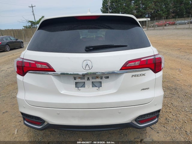 45435077 :رقم المزاد ، 5J8TB4H76JL016110 vin ، 2018 Acura Rdx Advance Package مزاد بيع