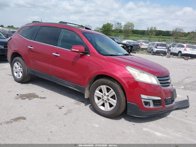 Auction sale of the 2013 Chevrolet Traverse Lt, vin: 1GNKVGKD2DJ153201, lot number: 45435099