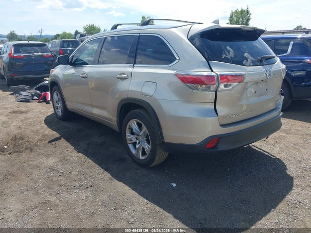 Toyota Highlander Limited V6 2015 5TDYKRFH6FS116100 Image 3