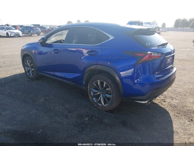 Продаж на аукціоні авто 2016 Lexus Nx 200t F Sport, vin: JTJYARBZ6G2038473, номер лоту: 45435212