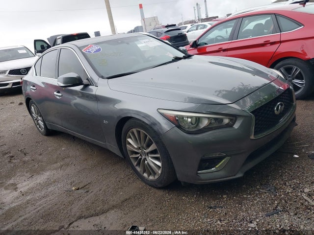 Продаж на аукціоні авто 2018 Infiniti Q50 3.0t Luxe, vin: JN1EV7AP4JM352894, номер лоту: 45435252