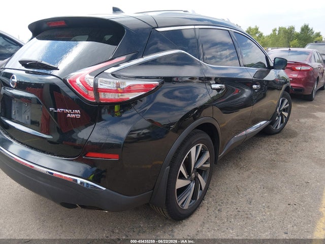 5N1AZ2MH9JN147410 Nissan Murano Platinum