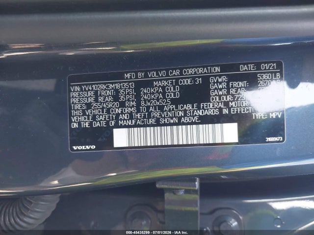 YV4102RK3M1813513 Volvo Xc60 T5 Momentum