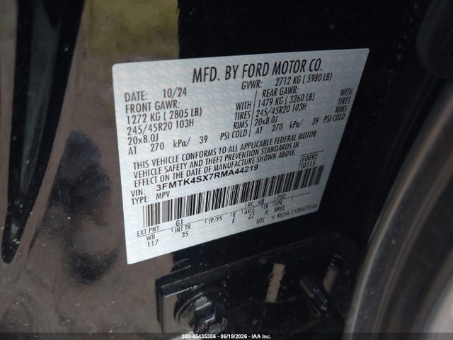 Ford Mustang Mach-e Gt 2024 3FMTK4SX7RMA44219 Image 9