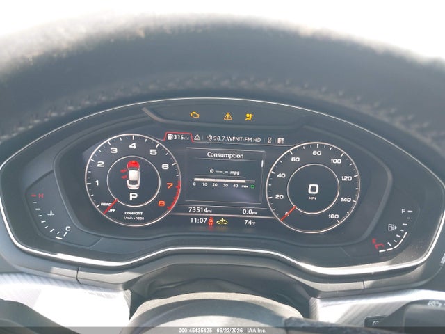 45435425 :رقم المزاد ، WAUBNCF54JA087246 vin ، 2018 Audi A5 2.0t Premium مزاد بيع