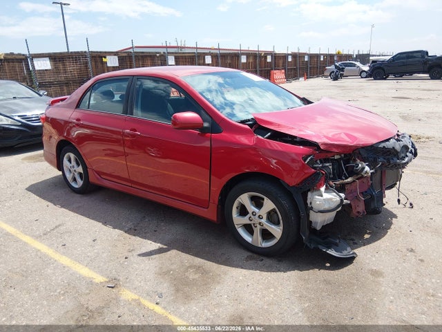 45435533 :رقم المزاد ، 5YFBU4EE0DP102080 vin ، 2013 Toyota Corolla S مزاد بيع