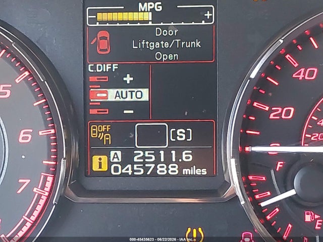 45435623 :رقم المزاد ، JF1VA2Z65G9811875 vin ، 2016 Subaru Wrx Sti Limited مزاد بيع