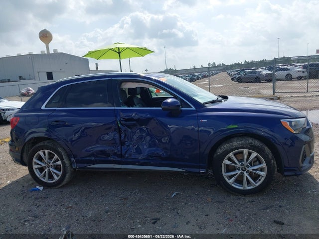 Aukcja sprzedaży 2022 Audi Q3 Premium 45 Tfsi S Line Quattro Tiptronic, vin: WA1DECF33N1143638, numer aukcji: 45435651