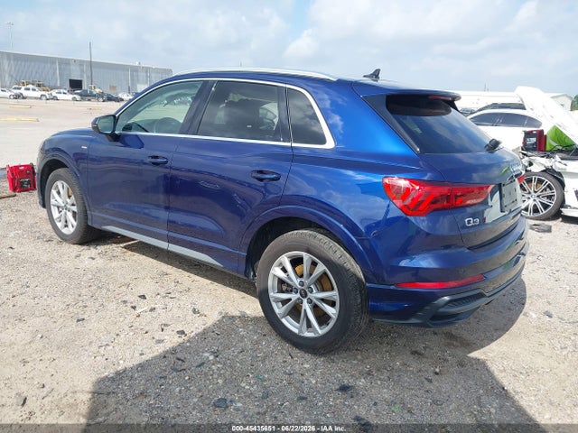 Aukcja sprzedaży 2022 Audi Q3 Premium 45 Tfsi S Line Quattro Tiptronic, vin: WA1DECF33N1143638, numer aukcji: 45435651