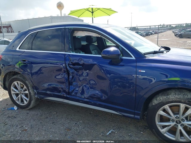 Aukcja sprzedaży 2022 Audi Q3 Premium 45 Tfsi S Line Quattro Tiptronic, vin: WA1DECF33N1143638, numer aukcji: 45435651