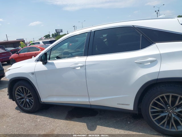 45435667 :رقم المزاد ، 2T2BGMCAXKC038856 vin ، 2019 Lexus Rx 450h F Sport مزاد بيع