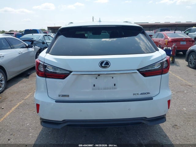 45435667 :رقم المزاد ، 2T2BGMCAXKC038856 vin ، 2019 Lexus Rx 450h F Sport مزاد بيع